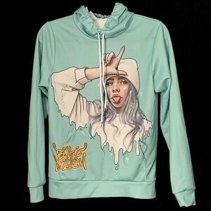 Billie Eilish Graffiti Graphic Hoodie